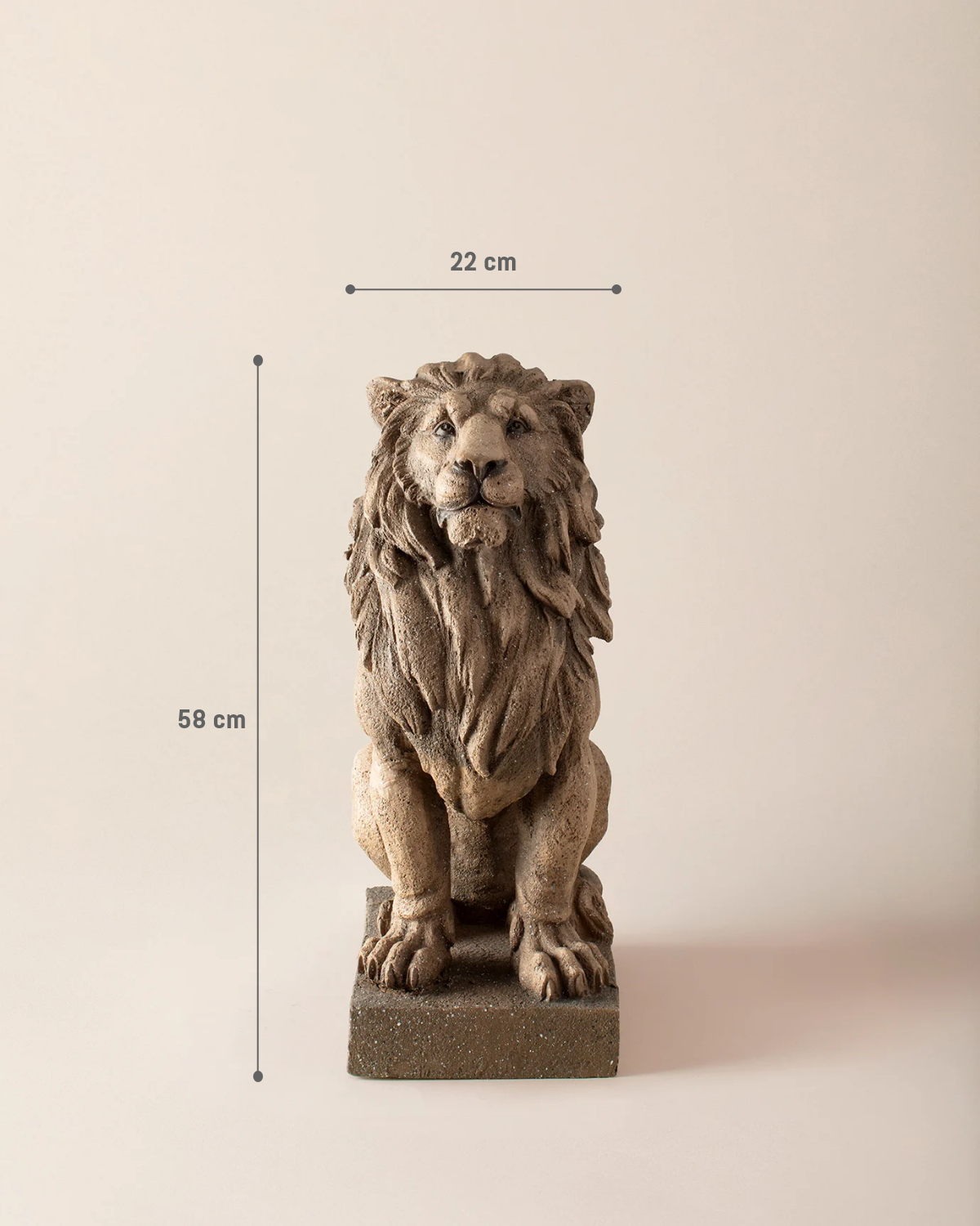 Mgo Composite Pierre Bust - Elegant Artistic Home Sculpture