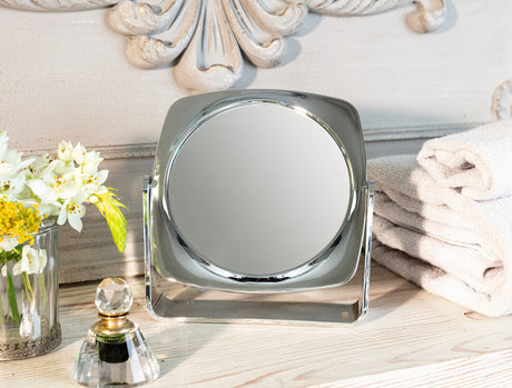 Illuminated LED Makeup Mirror with Dimmable Touch Control