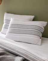100% Cotton Yarn-Dyed Double Duvet Set - Soft & Breathable