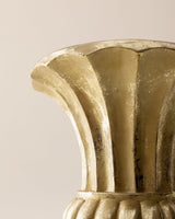 Elegant Resin Floor Planter - Gold Finish for Sophisticated Decor