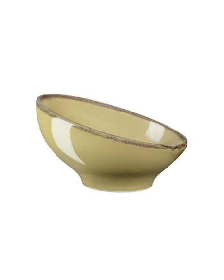 Porcelain Serving Bowl - Artisanal Organic Shape for Modern Tables
