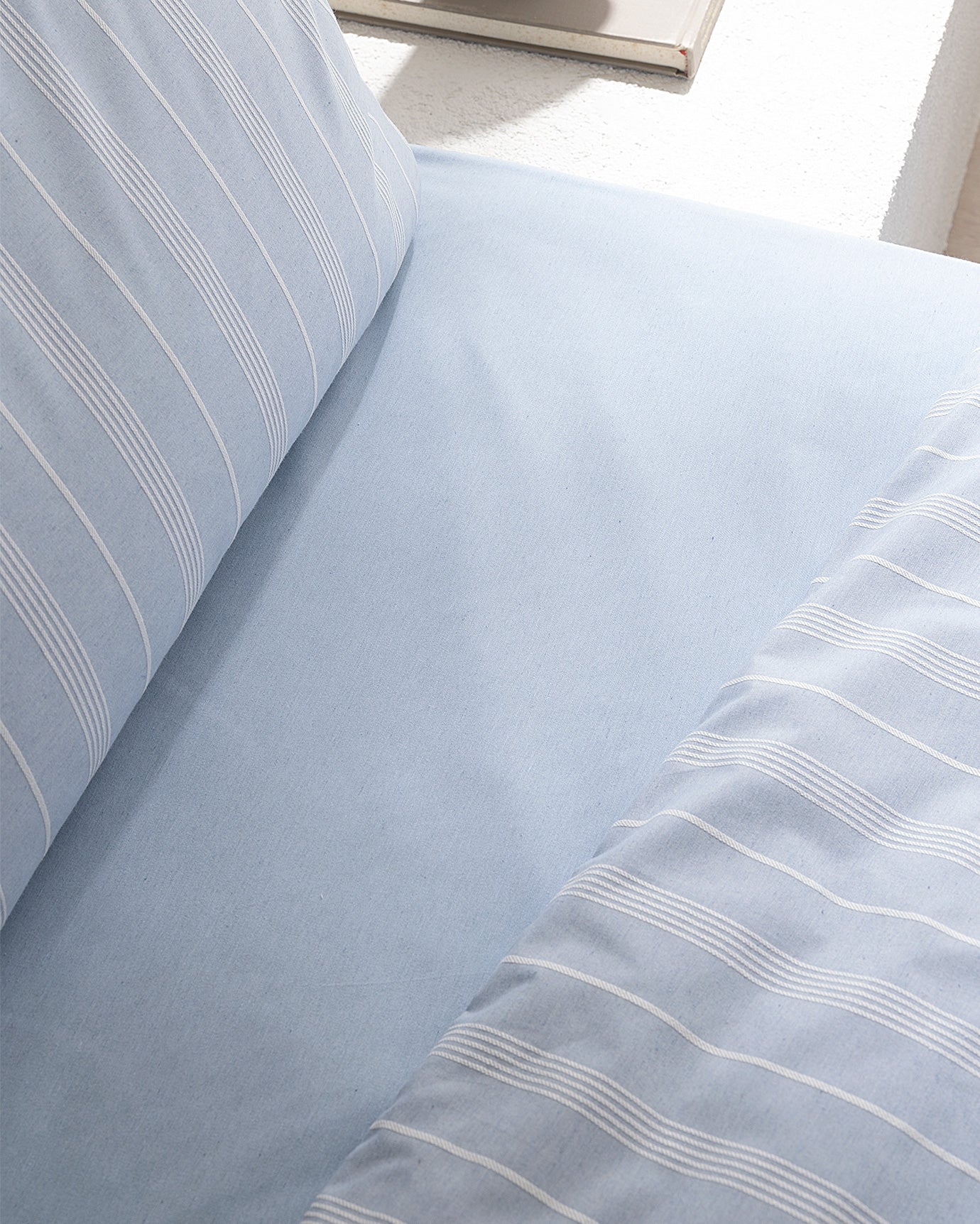 Amelia Twin Cotton Dobby Weave Duvet Cover Set