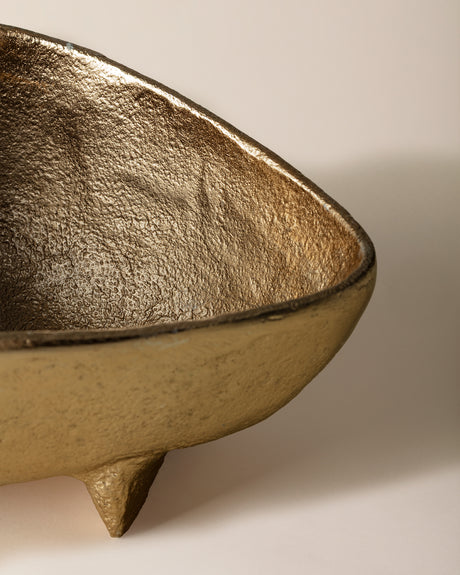 Elodie Gold Decorative Bowl - Elegant Home Decor Accent