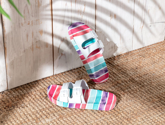 Women's Colorful Recuperer Comfort Slides