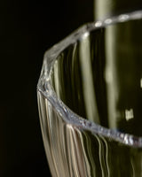 Clear Glass Tall Goblet Set of 4 - Elegant Modern Drinkware