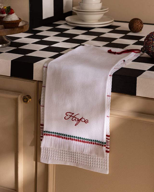 100% Cotton 2-Piece Kitchen Towel Set - Ultra Absorbent & Soft