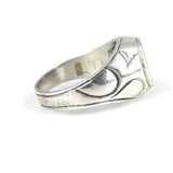 Sleek 925 Sterling Silver Plain Men's Ring