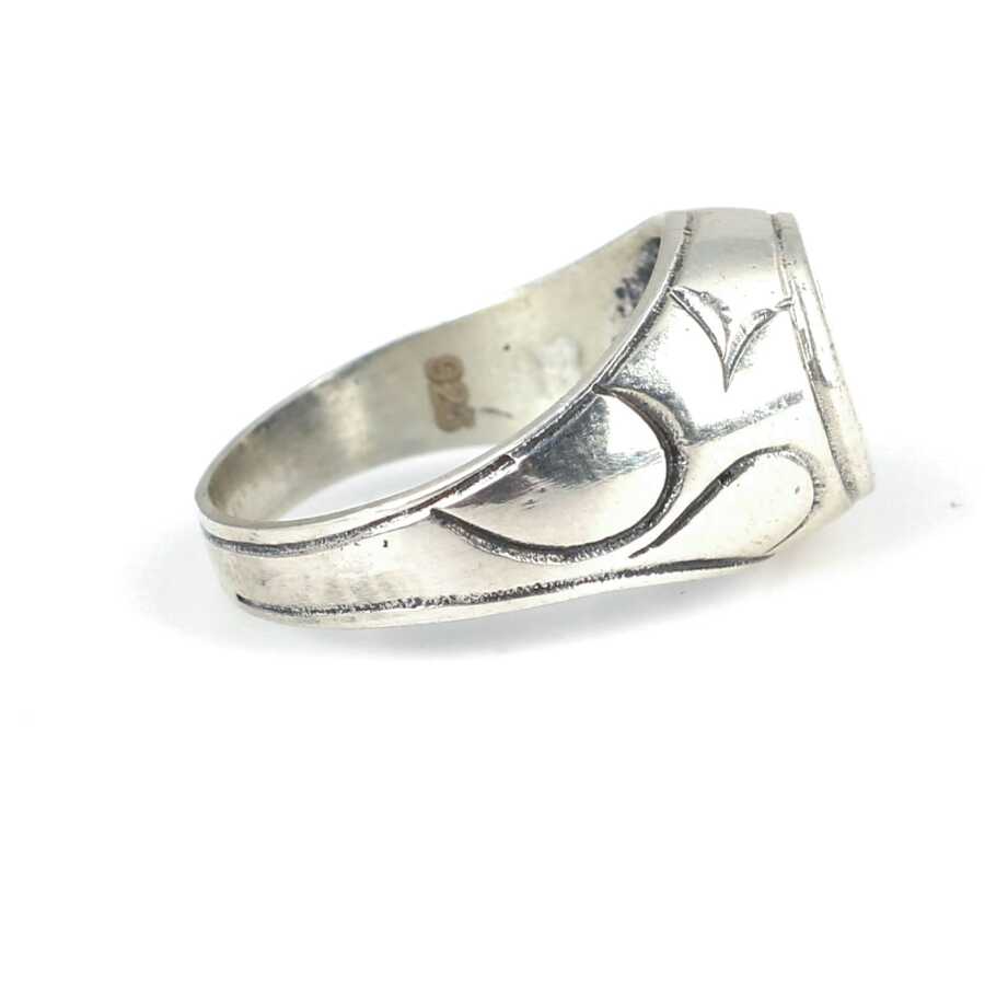 Sleek 925 Sterling Silver Plain Men's Ring