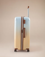 Large Beige Travel Luggage Suitcase