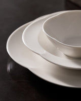 New Bone Porcelain 6-Person Dinner Set - Elegant Perle Design