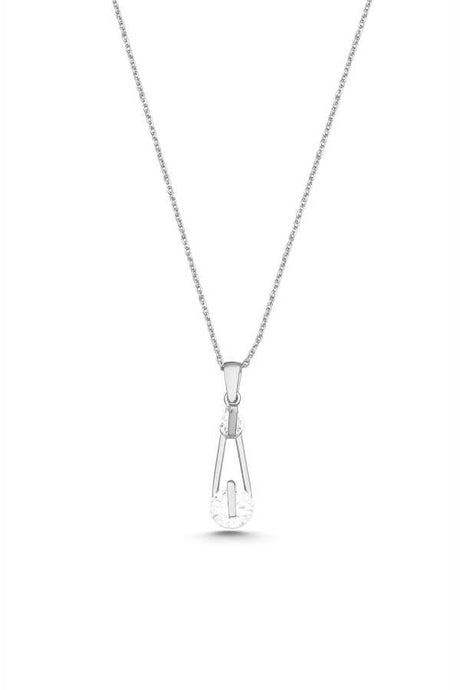 Premium 925 Sterling Silver Zircon Design Necklace