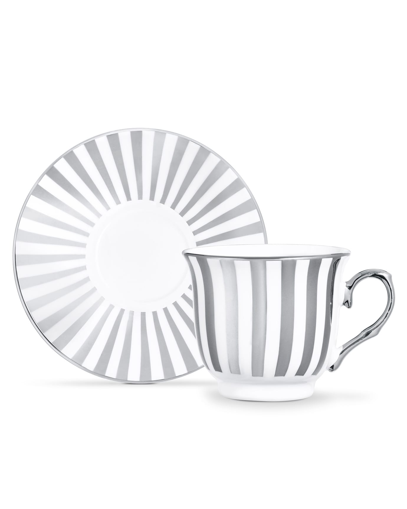 New Bone Porcelain Coffee Cup Set - Vibrant Modern Design