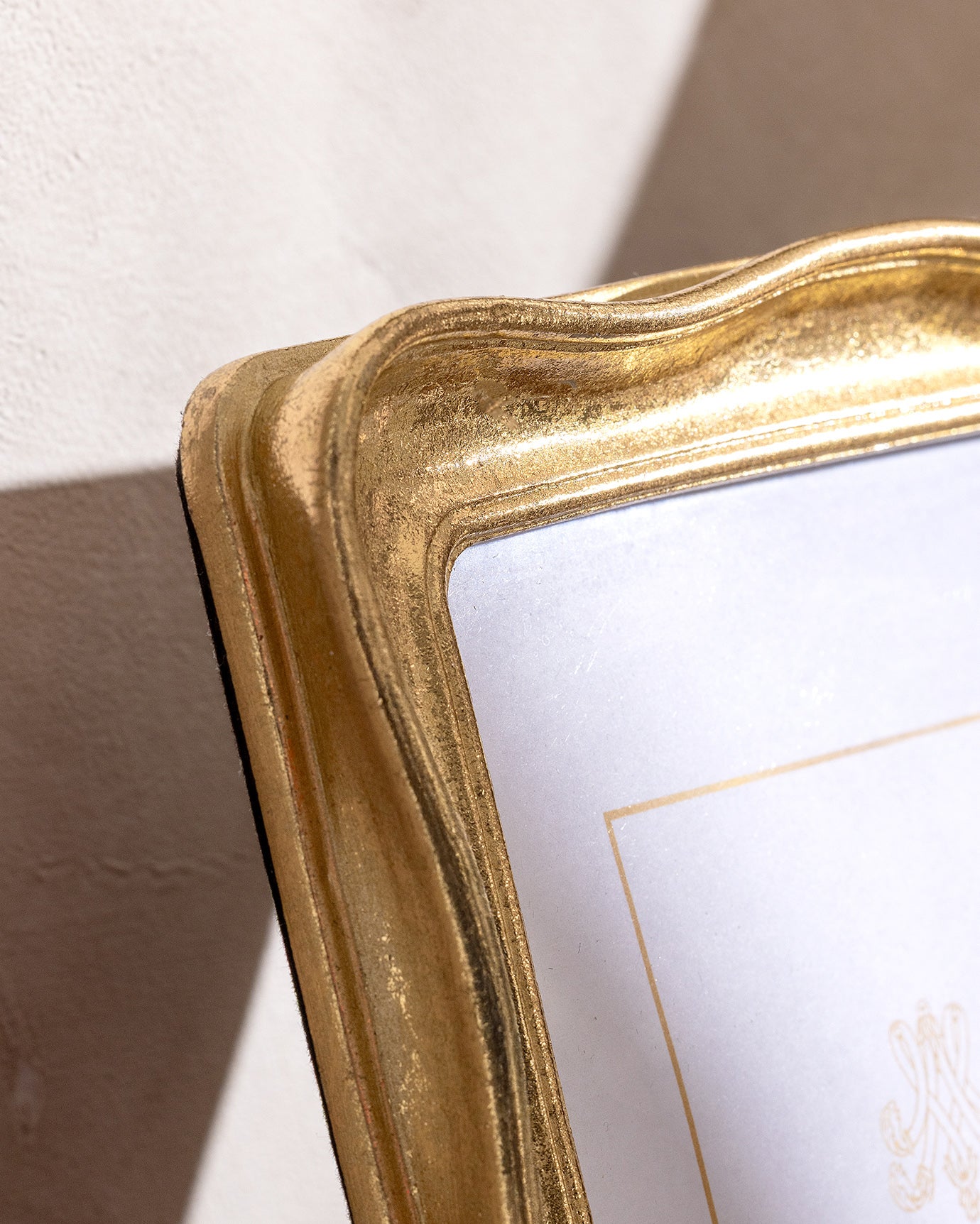 Elegant Gold Medium Photo Frame for Home Decor