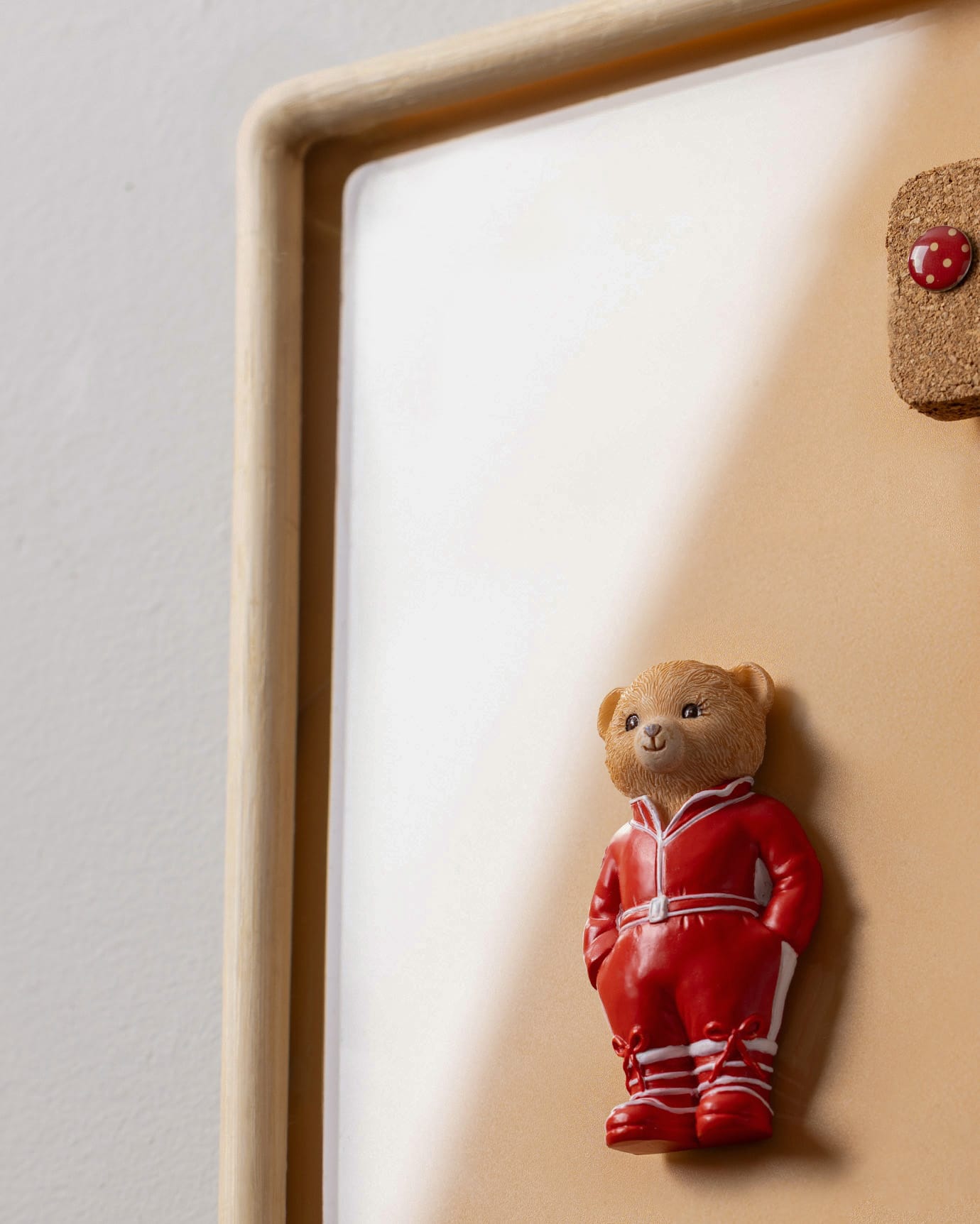 Resin Decorative Magnet - Adorable Jolie Bear Whimsical Home Accent