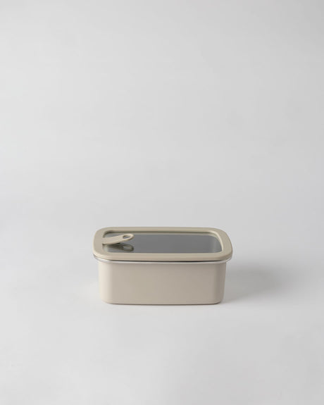 Stainless Steel Food Storage Container, Soft Beige, 1100 ml