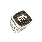 925 Sterling Silver Men's Ring - Old Turkic 'Turk' Script Engraved