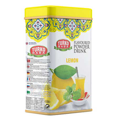 TURKOBABA Professional Instant Lemon Powder Drink Mix with Vitamin C - 250g