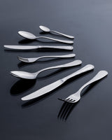 Stainless Steel 42-Piece Cutlery Set - Elegant Design
