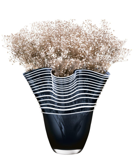 Elegant Handcrafted Glass Vase - Honfleur Artistic Design
