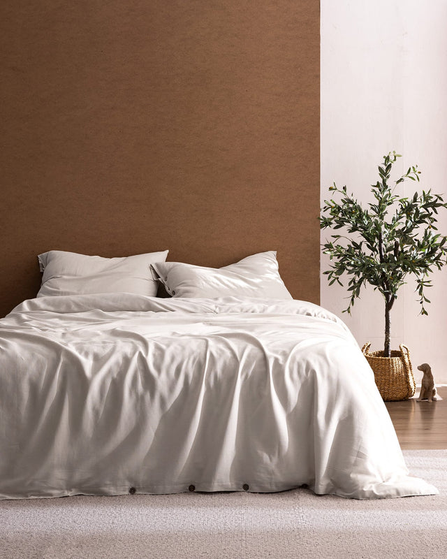 100% Cotton Single Duvet Cover Set - Soft & Breathable Bedding