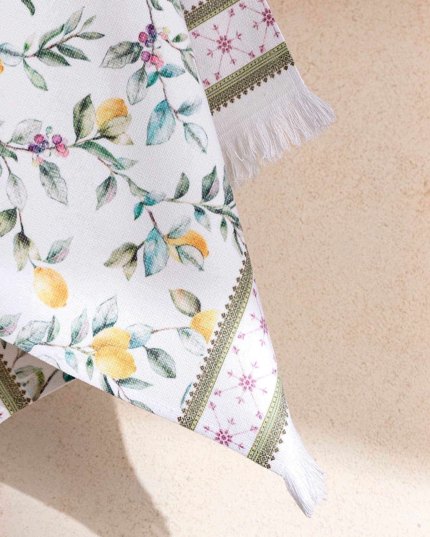 Soft Cotton Blend Kitchen Towel - Debora Printed Design