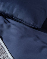 Jacinthe Family Size Embroidered Sateen Bedding Set
