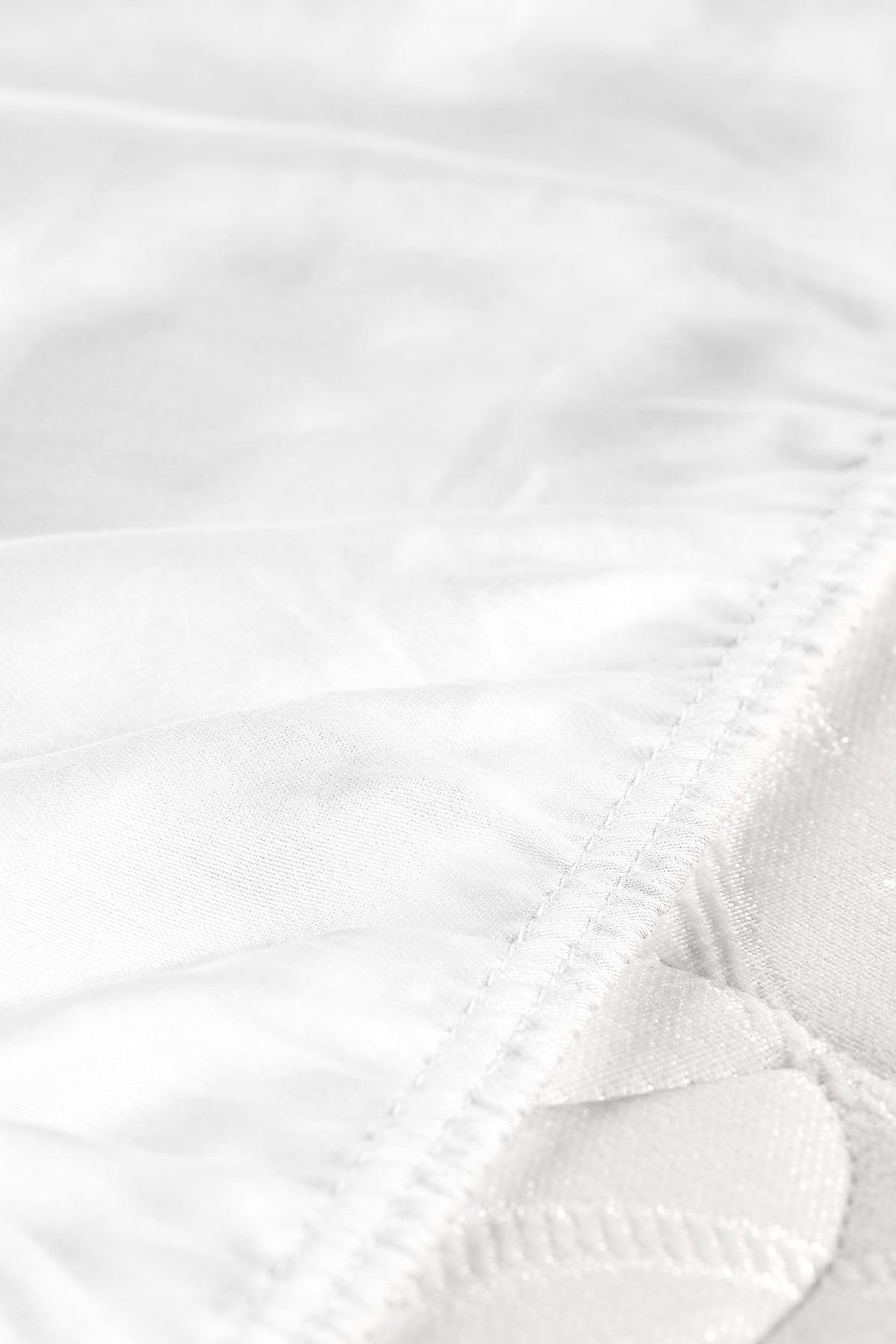 Double Size 100% Cotton Sateen Fitted Bed Sheet