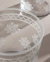 Clear Glass 4-Piece Water Glass Set - Contemporary Elegance