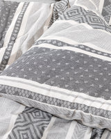 Viscose Cotton Blend Single Duvet Cover Set - Jacquard Weave