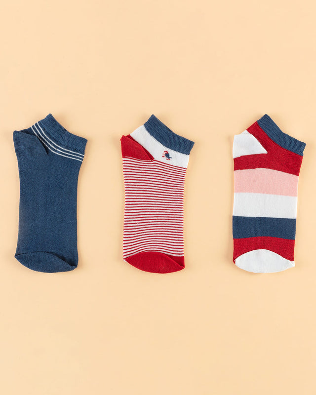 Women's 3-Pack No-Show Anklet Socks