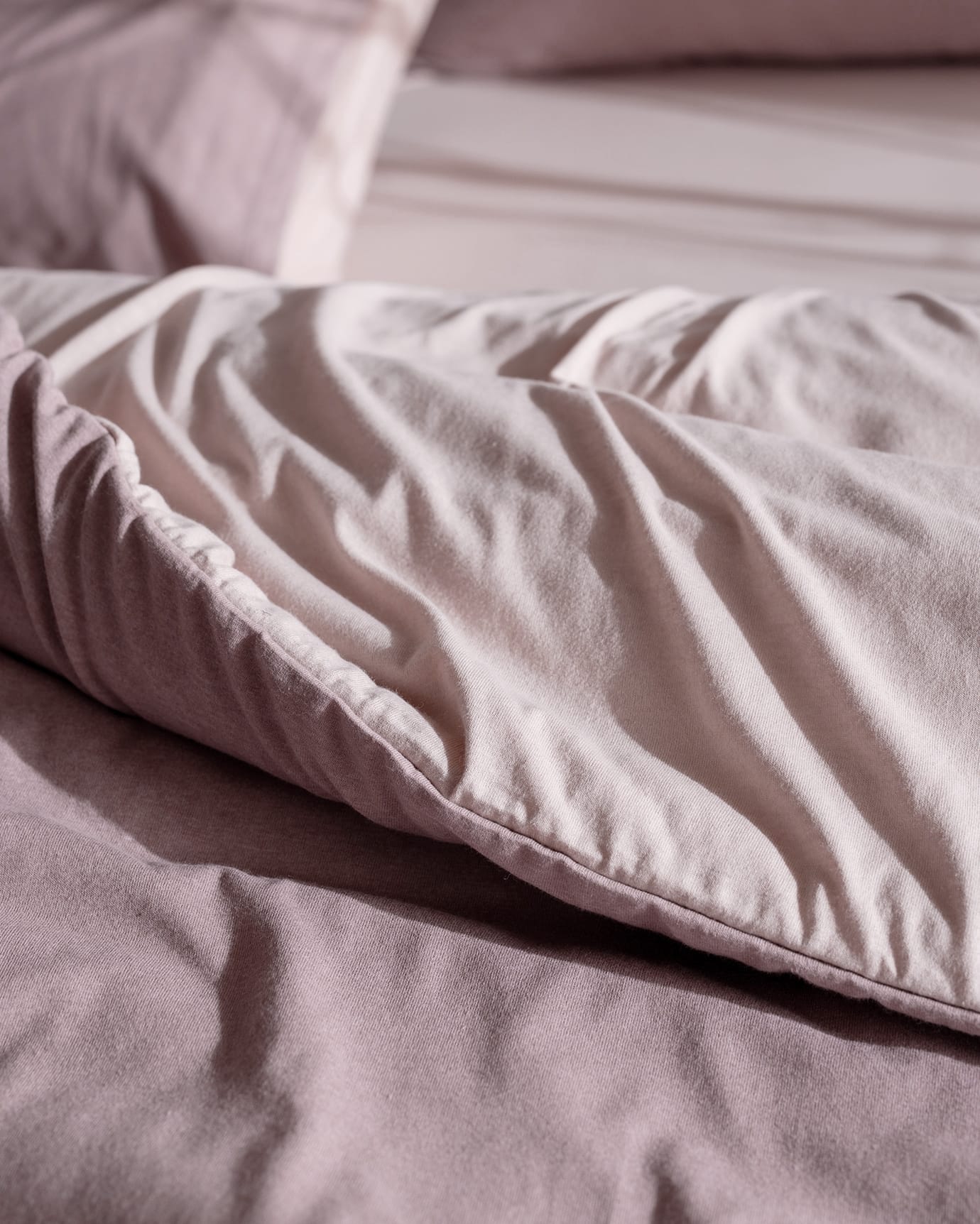 Cotton Blend Jersey Single Duvet Cover Set - Soft & Fitted