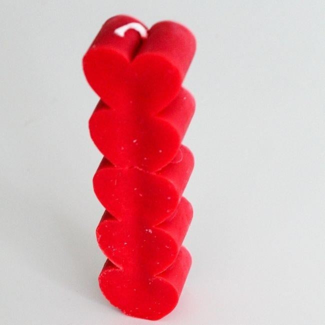 Hand Poured Heart Shaped Natural Soy Wax Candle