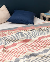 Denney Double Size Bedding Set - Quilted Bedspread & Pillow Shams