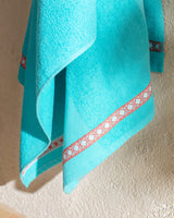 Corail 100% Cotton Beach Towel - Turquoise
