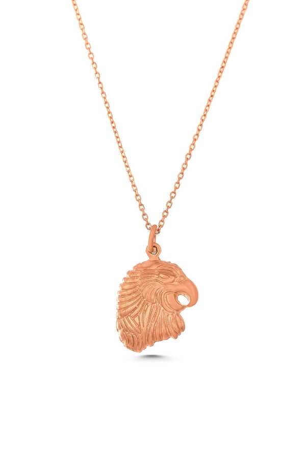 925 Sterling Silver Men's Necklace - Eagle Head Design