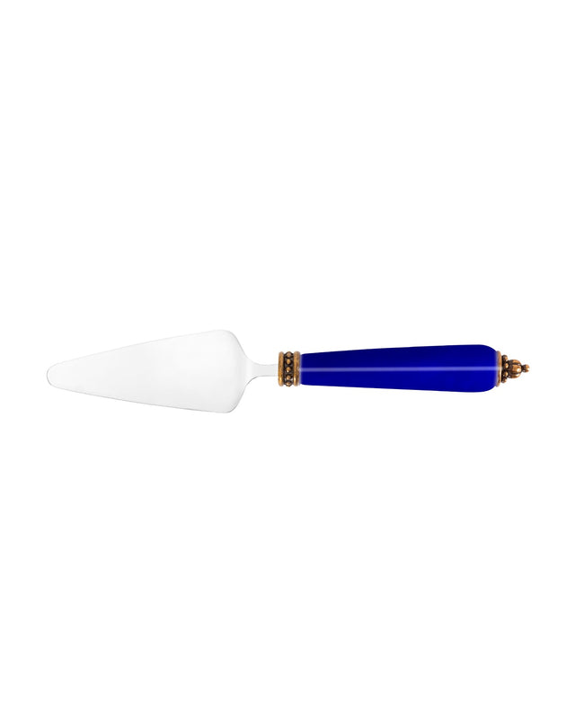 Porcelain Handle Stainless Steel Serving Spatula - Rêve Bleu Cobalt