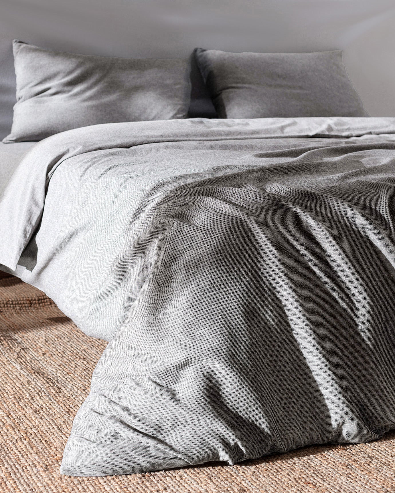 100% Cotton King Size Duvet Cover Set - Yarn-Dyed Softness