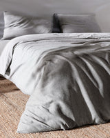 100% Cotton King Size Duvet Cover Set - Yarn-Dyed Softness