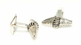 Men's 925 Sterling Silver Conical Cufflinks