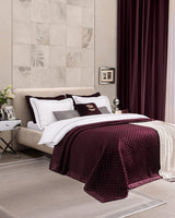Elegant 11-Piece Royal Dinnerware Set, Burgundy