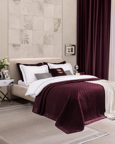 Elegant 11-Piece Royal Dinnerware Set, Burgundy