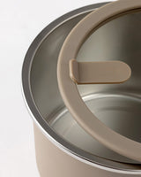 Large 2300 ml Airtight Food Storage Container with Lid - Taupe