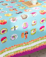 Paulina Colorful Polycotton Tablecloth for Dining & Kitchen Decor