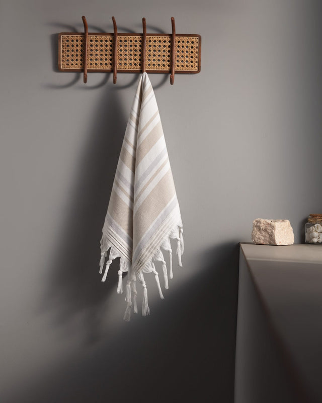 100% Cotton Raye Hamam Face Towel - Plush & Absorbent