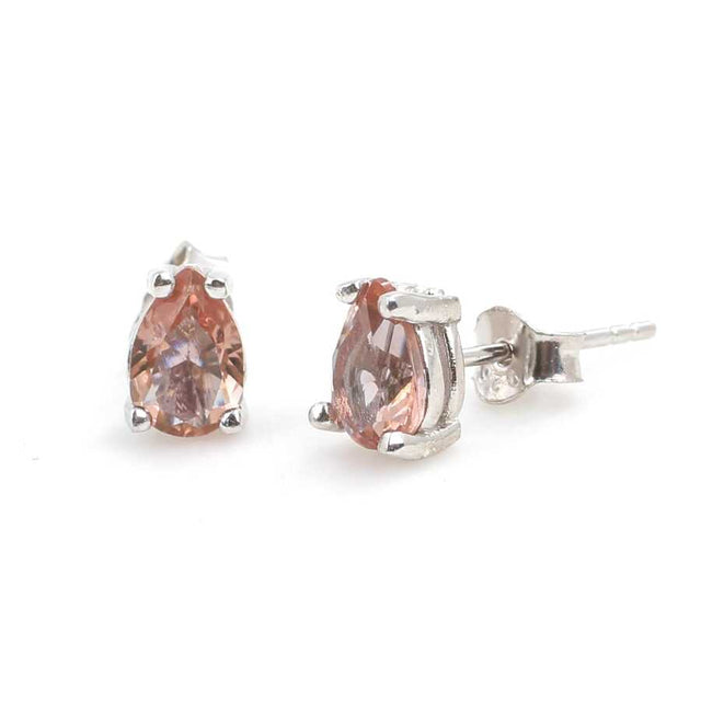 925 Sterling Silver Zultanite Teardrop Earrings - Color-Changing Gem