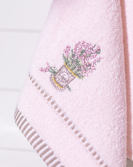 Curtice Embroidered Hand Towel - Premium Bathroom & Guest Decor