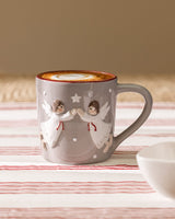 Dolomite Mug - Whimsical Twin Angels Design for Vibrant Sips