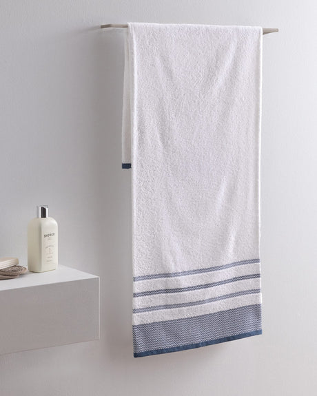 Luth Cotton Bath Towel - Soft, Absorbent Navy Blue