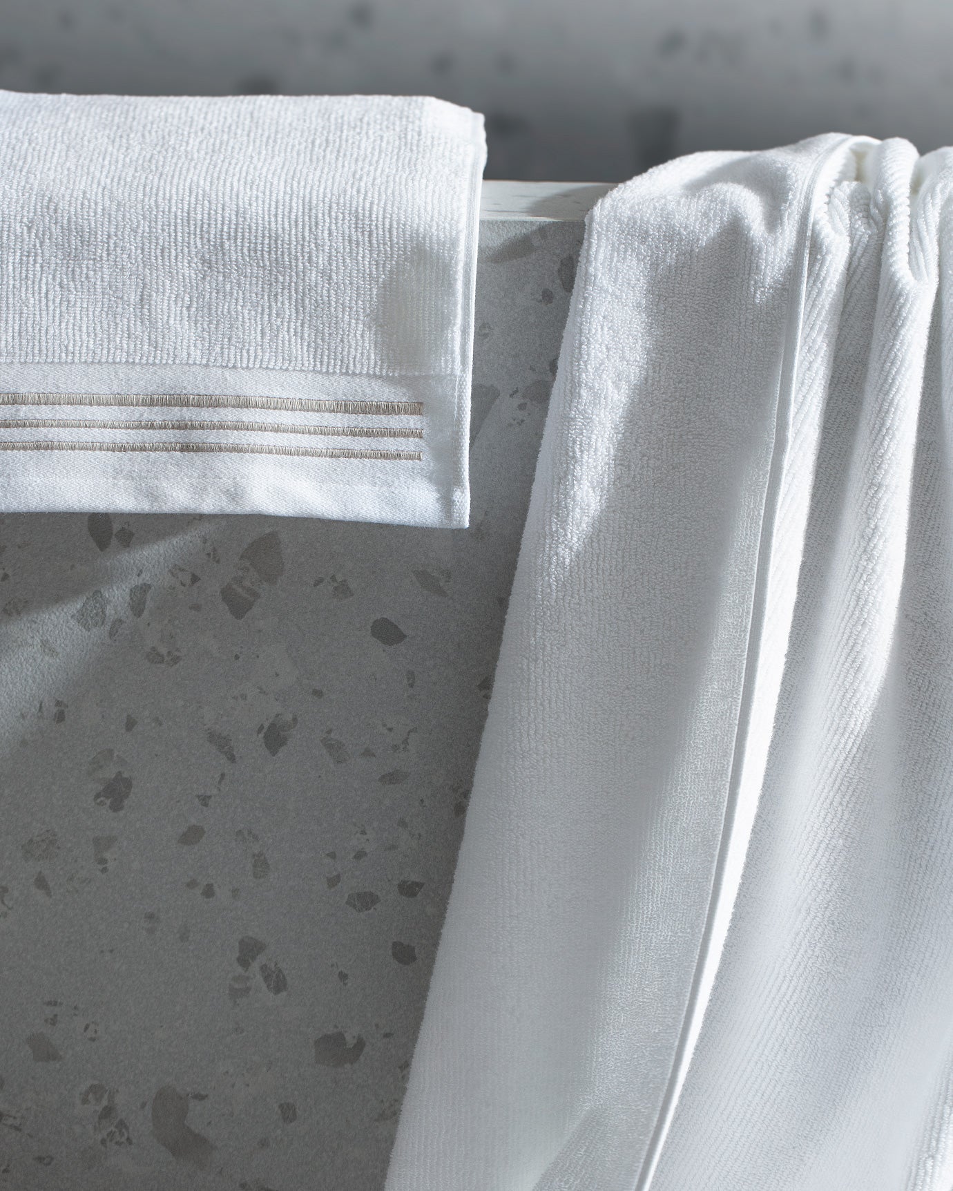 Luxury 100% Cotton Towel Set - Soft & Absorbent Bath Towels - White