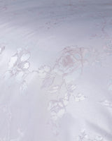 Audrey Jacquard Satin Duvet Cover Set, Luxury Family Bedding